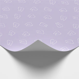 Papel de regalo de diente sonriente lindo - Lavand