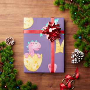 Papel de regalo de dinosaurio
