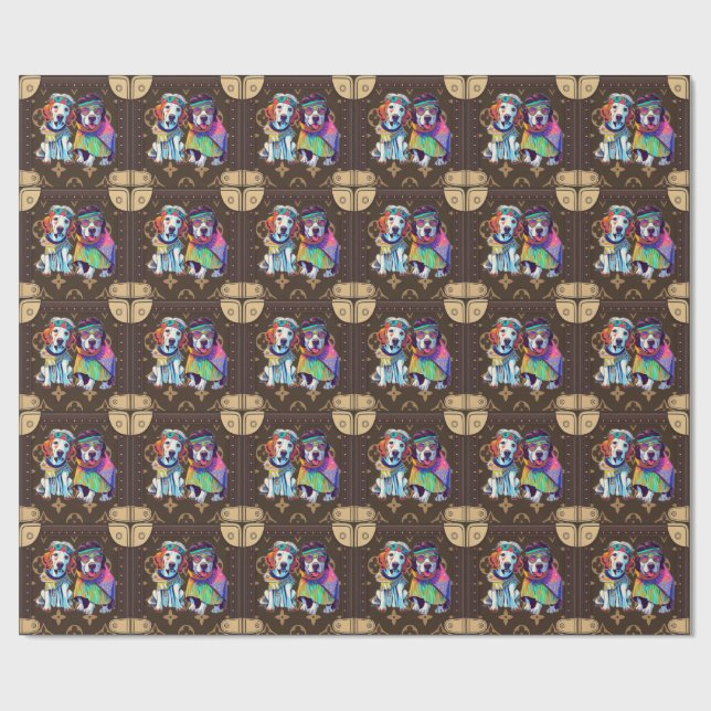 Papel de regalo de diseño hermoso (Superficie plana)