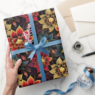 Papel de Regalo de Diwali Floral