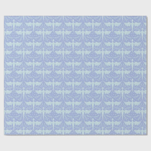 Papel de regalo de dragón botánico de fantasía
