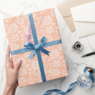 Papel de Regalo de Encaje de Melocotón