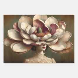 Papel de regalo de envolvimiento de la despensa de