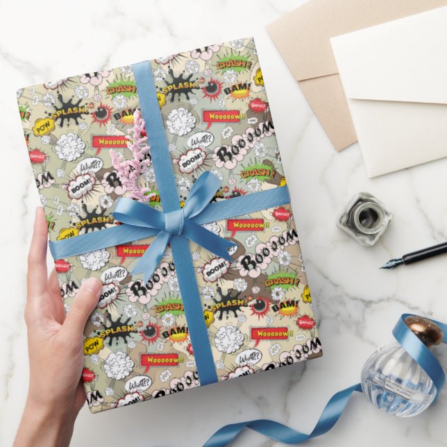 Papel de regalo de equipo militar Booom (Regalar)