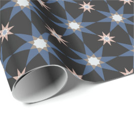 Papel de regalo de estrella de cielo oscuro