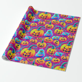 Papel de regalo de fantasmas espeluznantes de Hall