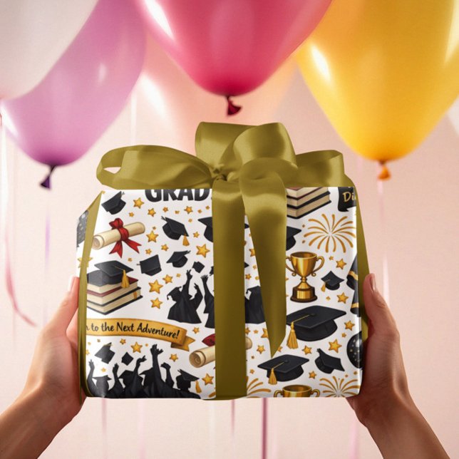 Papel de regalo de felicitaciones a graduado (Subido por el creador)