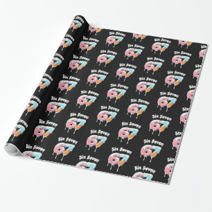 Papel de regalo de fiesta 6 7 Meme Six Seven