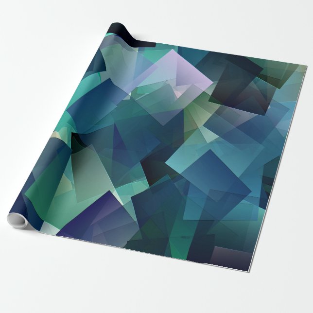 Papel De Regalo De fiesta, blues...... (Desenrollado)