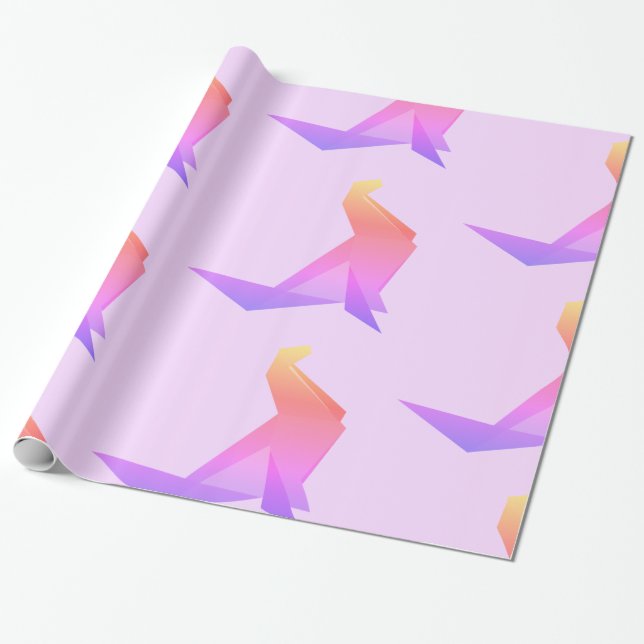 Papel de regalo de fiesta de focas (Desenrollado)