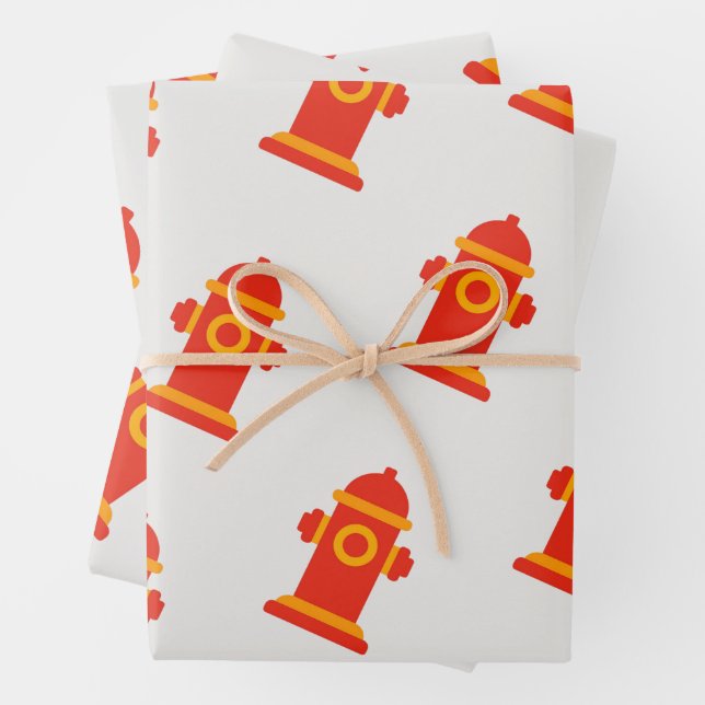 Papel de regalo de fiesta de hidrante de incendios (In situ)