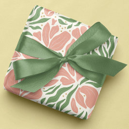 Papel de regalo de flores silvestres - Rosa