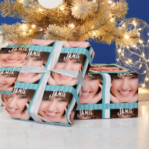 Papel de regalo de foto de 16 dulces de graduación