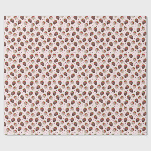 Papel de Regalo de Fresas Cubiertas de Chocolate