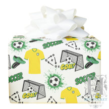 Papel de regalo de fútbol