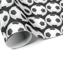 Papel de regalo de fútbol