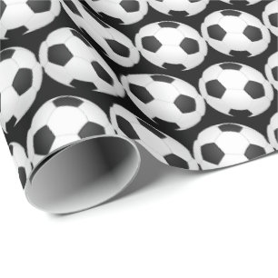 Papel de regalo de fútbol