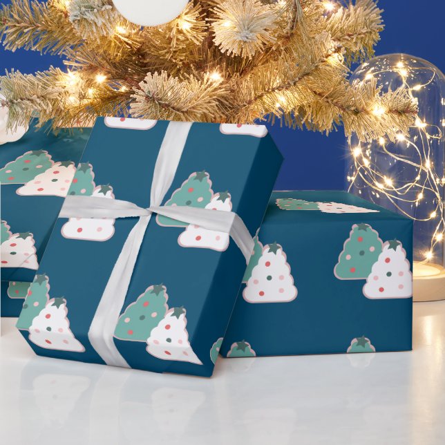 Papel de regalo de galletas de Navidad de panaderí (Vacaciones)