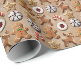Papel de Regalo de Galletas de Navidad – Festivo V