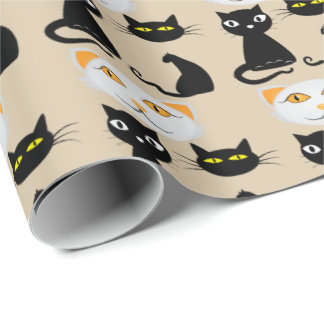 Papel de regalo de gato estético japonés Kawaii li