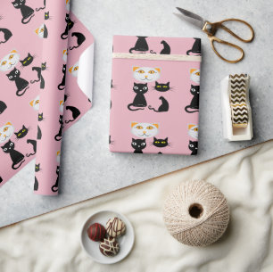 Papel de regalo de gato estético japonés Kawaii li