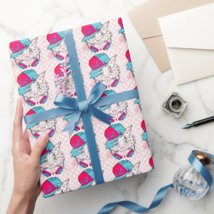 Papel de Regalo de Gato Kawaii Estética Japonesa