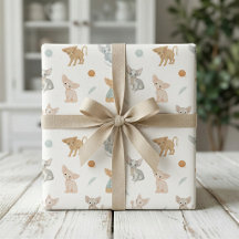 Papel de regalo de gato Sphinx lindo para regalos