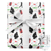 Papel de Regalo de Golf (Hombres)