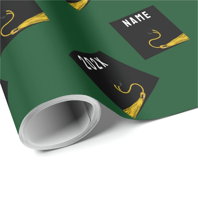 Papel de regalo de graduación (Esquina del rollo)