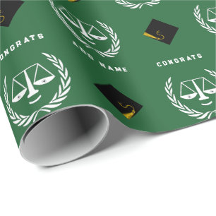 Papel de regalo de graduación de la facultad de de