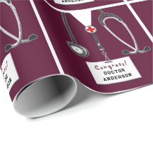 Papel de regalo de graduación de la facultad de me