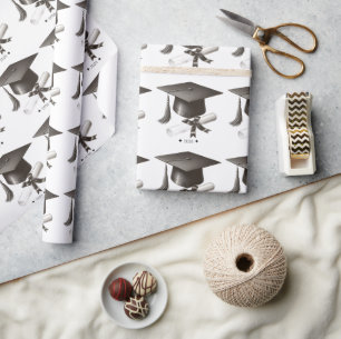 Papel de regalo de graduación elegante