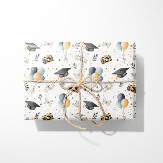 Papel de regalo de graduación Globo neutral Diplom