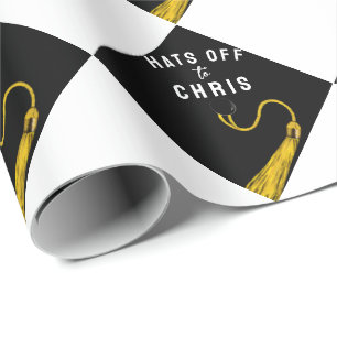 Papel de regalo de graduación personalizado