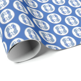 Papel de regalo de guepardos de Hanukkah