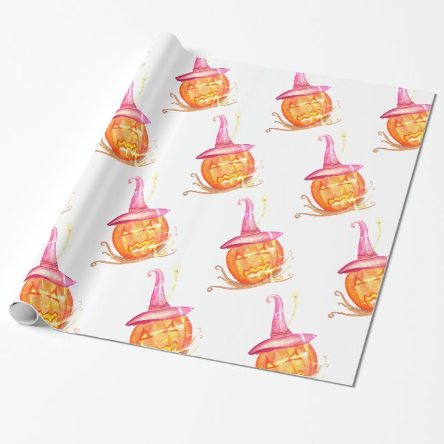 Papel de regalo de Halloween (Desenrollado)