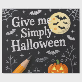 Papel de Regalo de Halloween Adorable