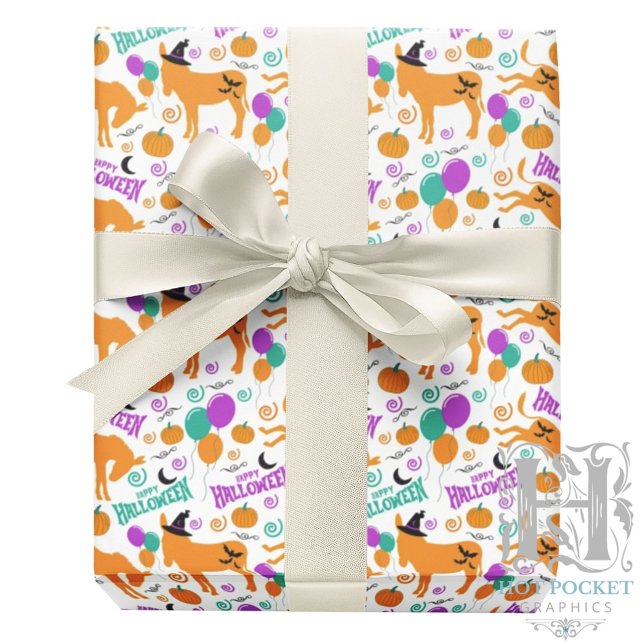 Papel de Regalo de Halloween de Burro (Subido por el creador)