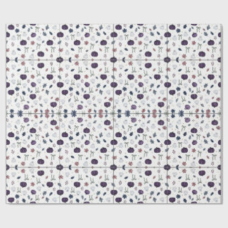 Papel de regalo de Halloween, estampado de calabaz