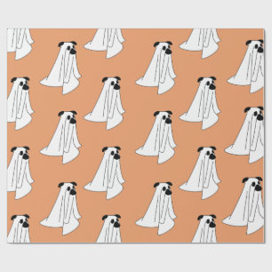 Papel de Regalo de Halloween Perro Fantasma de Dib