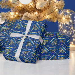 Papel de regalo de Hanukkah