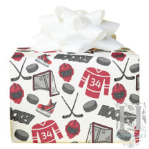 Papel de Regalo de Hockey