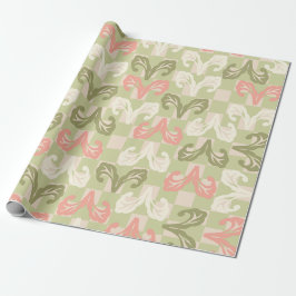 Papel de regalo de hoja a cuadros