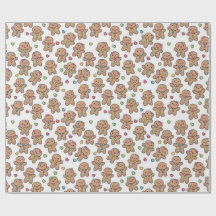 Papel de regalo de hombres de jengibre Kawaii de N