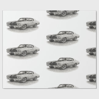Papel de Regalo de Hot Rod