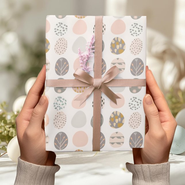 Papel de Regalo de Huevos de Pascua Pastel de Moda (Subido por el creador)
