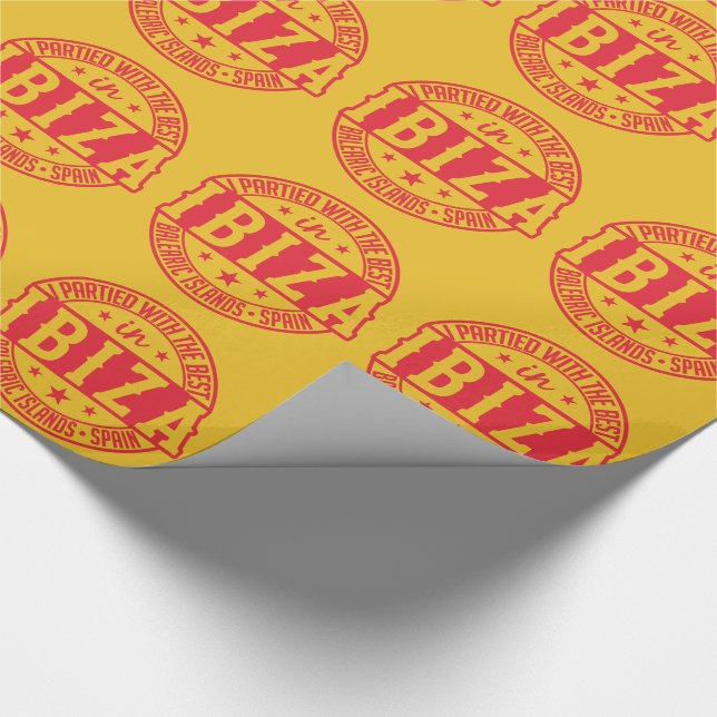 Papel de regalo de IBIZA España (Esquina)