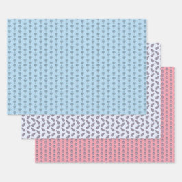 Papel de regalo de impresión en bloque