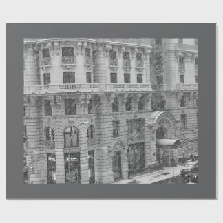 Papel de regalo de invierno del Upper West Side