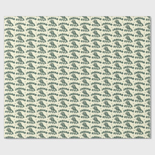 Papel de regalo de jaguar